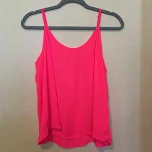 💕🛍 Hot Pink Sheer Tank Top | Cotton On 💕